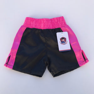 Black an Hot Pink Baby Trunks