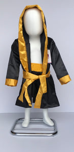 Black and Gold Baby Robe