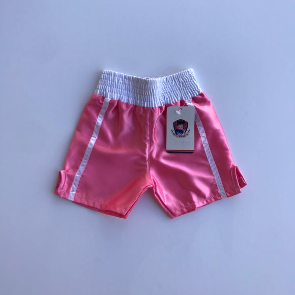 Pink Baby Boxing Trunks