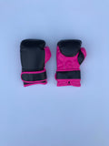 Black and Hot Pink Baby Gloves